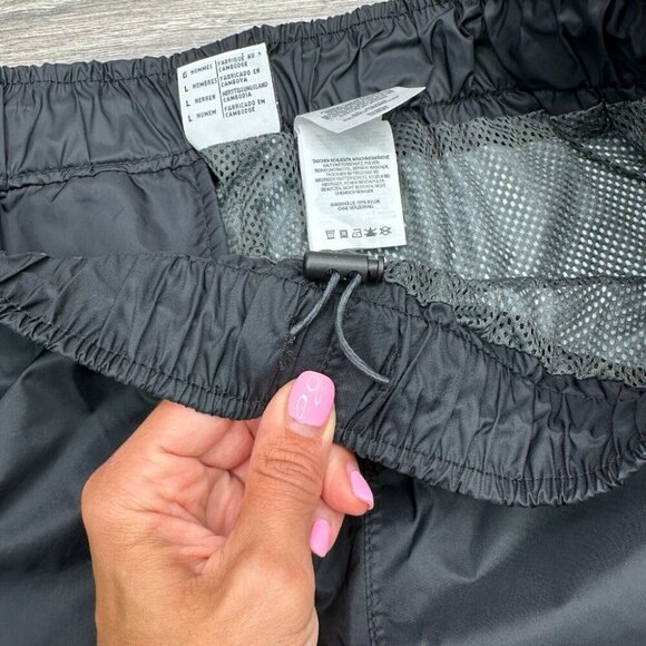 Columbia Waterproof Pants Men's Large Black Mesh Lined Adjustable Nylon Swooshy - Picture 5 of 16